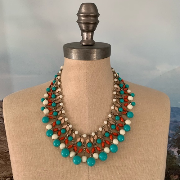 Banana Republic Jewelry - Banana Republic turquoise statement necklace